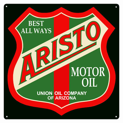 Aristo Motor Oil Metal Sign