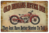 Indian Motorcycle Metal Sign