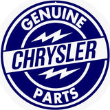 Chrysler Parts Metal Sign
