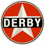Derby Gasoline Metal Sign