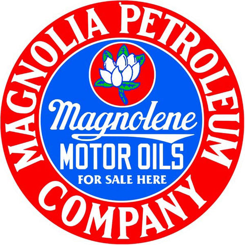 Magnolia Petroleum Comp Metal Sign