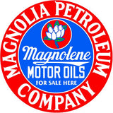 Magnolia Petroleum Comp Metal Sign