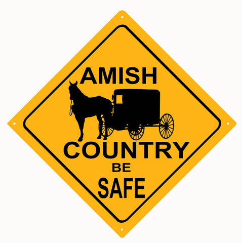 Amish Country Metal Sign