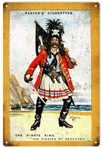 Vintage Players Cigarettes Metal Sign