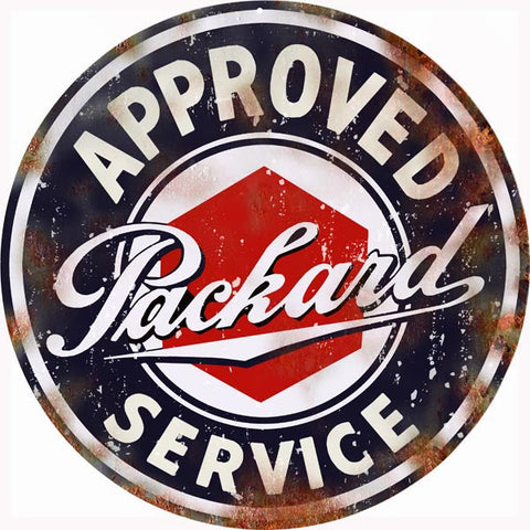 Vintage Packard Service Metal Sign