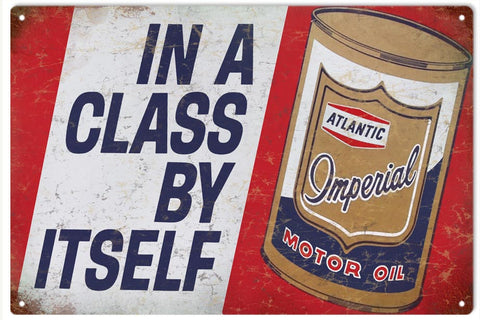 Vintage Imperial motor Oil Metal Sign