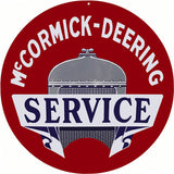 McCormick Deering Service Metal Sign