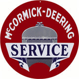 McCormick Deering Service Metal Sign