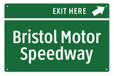 Bristol Motor Speedway Metal Sign