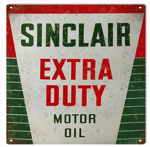 Vintage Sinclair Motor Oil Metal Sign