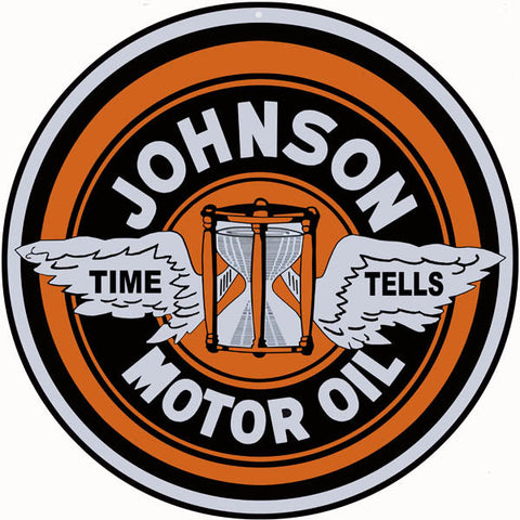 Johnson Motor Oil Metal Sign