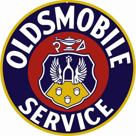 Oldsmobile Service Metal Sign