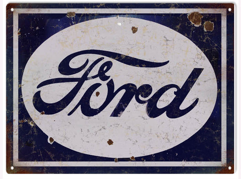 Vintage Ford Metal Sign