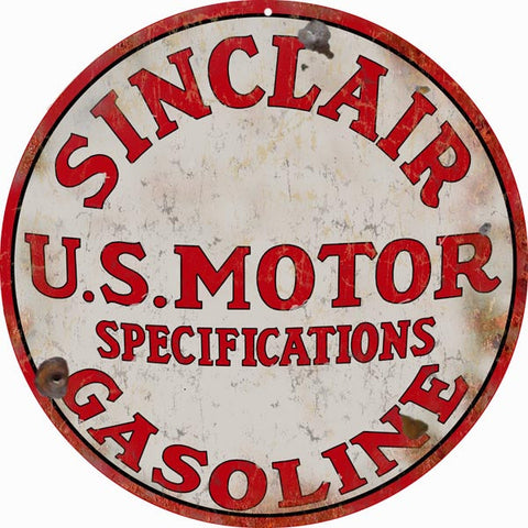 Vintage Sinclair Gasoline Metal Sign