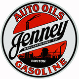 Jenney Gasoline Metal Sign