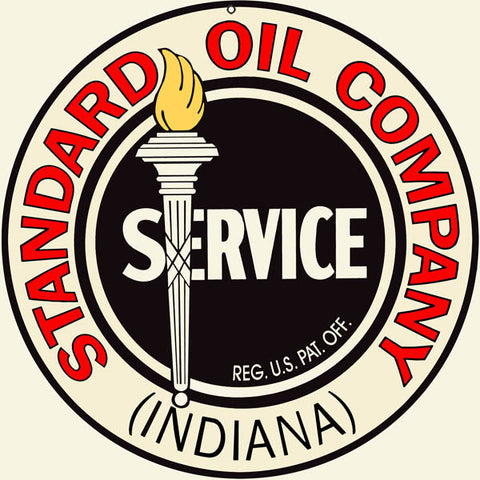 Standard Oil Gasoline Metal Sign