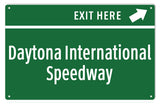 Daytona International Speedway Metal Sign