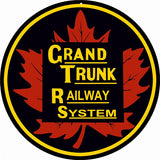 Grand Trunk Railroad Metal Sign