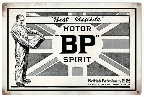Vintage BP Motor Oil Metal Sign