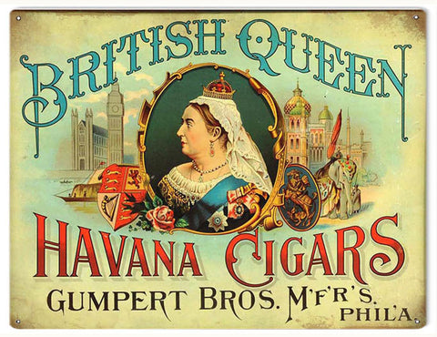 Vintage Havana Cigars Metal Sign