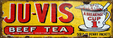 JU VIS Tea Metal Sign