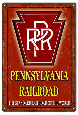 Vintage RPR Railroad sign Vintage Metal Sign