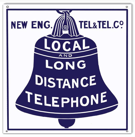 New Eng. Telephone Metal Sign