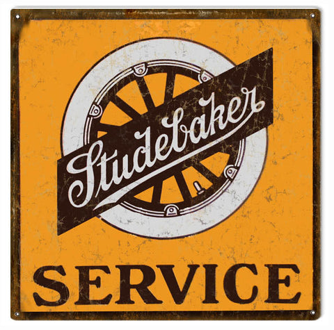 Vintage Studebaker Service Metal Sign