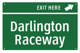 Darlington Raceway Metal Sign