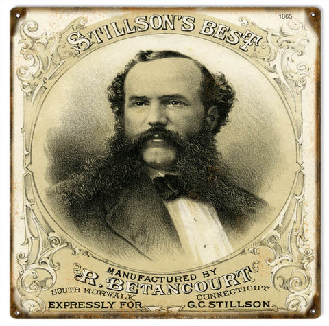 Vintage Stillsons Best Metal Sign