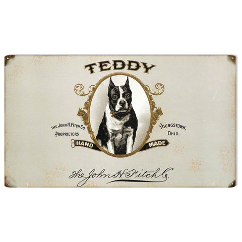 Vintage John H Fitch Metal Sign