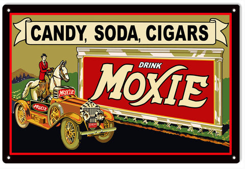 Moxie Drink Metal Sign