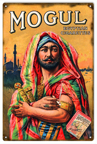 Vintage Mogul Cigarette Metal Sign