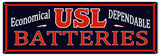 USL Batteries Metal Sign