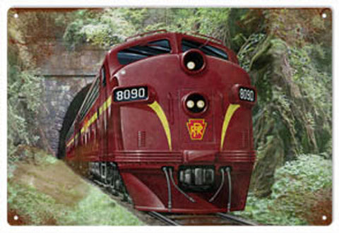 Vintage RPR Railroad Metal Sign