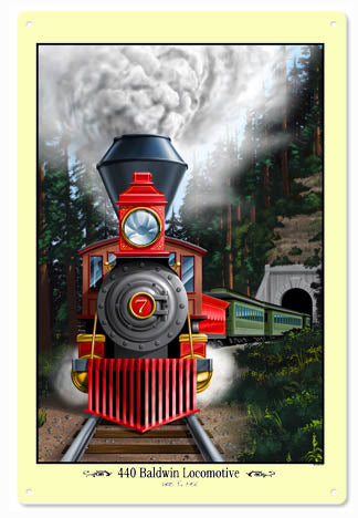 RG212 440 Coming Out of Tunnel Metal Sign