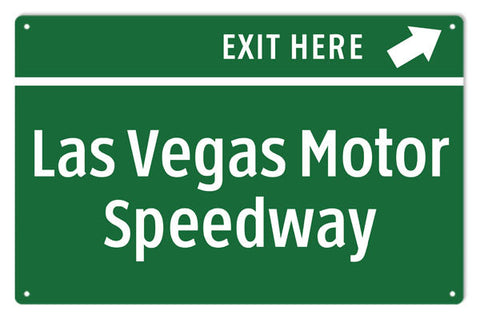 Las Vegas Motor Speedway Metal Sign