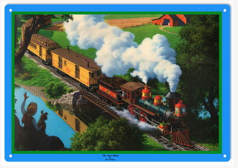 Paul Detlefsen,The Iron Horse Metal Sign