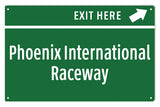 Poenix International Raceway Metal Sign
