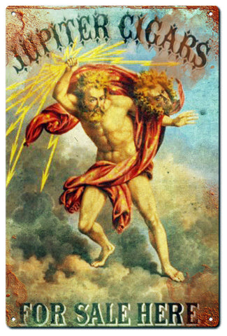Jupiter Cigars For Sale Here 12x18 sign