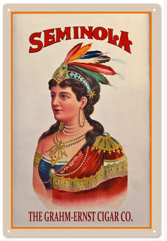 The Grahm-Ernst Cigar 12x18 Cigar sign