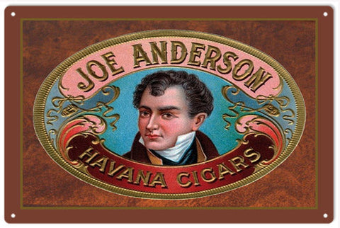 Joe Anderson Cigar sign