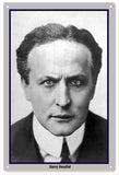 Harry Houdini His Face Metal Sign