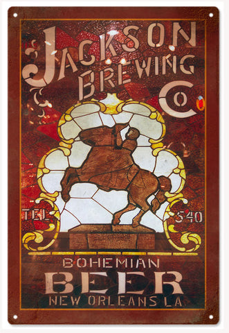Jackson Brewing Metal Sign