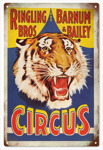 Ringling Bros Barnum & Bailey Circus Metal Sign