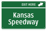 Kentucky Speedway Metal Sign