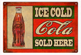 Cola Metal Sign