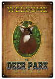 Welcome To Deer Park Ohio Hunters Metal Sign