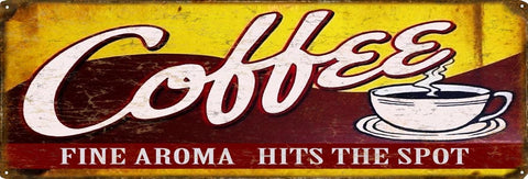 Vintage Coffee Metal Sign