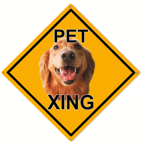 Pet Xing Metal Sign